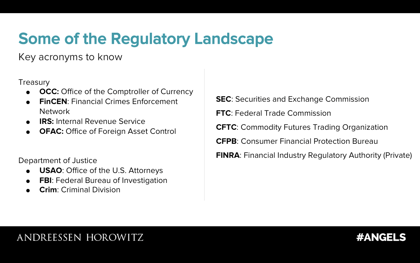 a16z Podcast: The Regulatory Landscape for Crypto ...