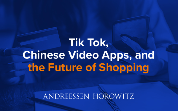 Thumbnail of Ecommerce as Video’s Killer App | Andreessen Horowitz